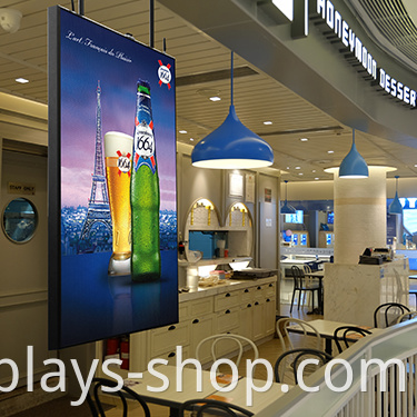 hanging poster led display